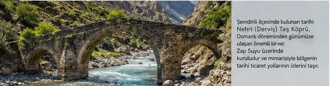 10. Şemdinli / Nehri Taş Köprü